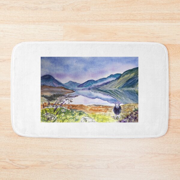 Item preview, Langdale reflections: Watercolour painting of Wastwater designed and sold by Double Dutch Designs.