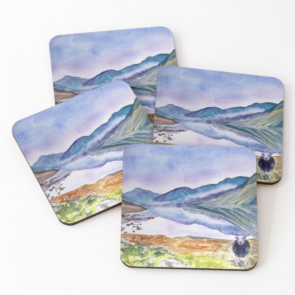 Item preview, Langdale reflections: Watercolour painting of Wastwater designed and sold by Double Dutch Designs.