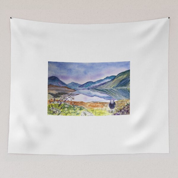 Item preview, Langdale reflections: Watercolour painting of Wastwater designed and sold by Double Dutch Designs.