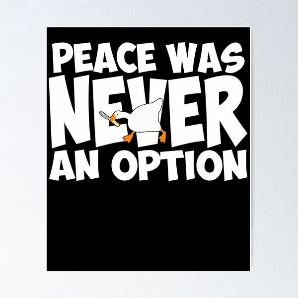 Item preview, I kill you untitled goose art game white designed and sold by martinsellds95.