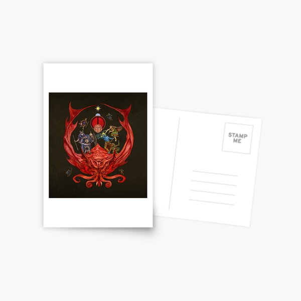 The Glorantha Sourcebook Cover by Jon Hodgson Postcard
