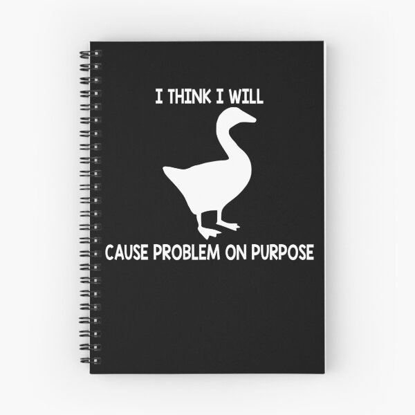 Item preview, Problem on purpose untitled goose art game white designed and sold by martinsellds95.