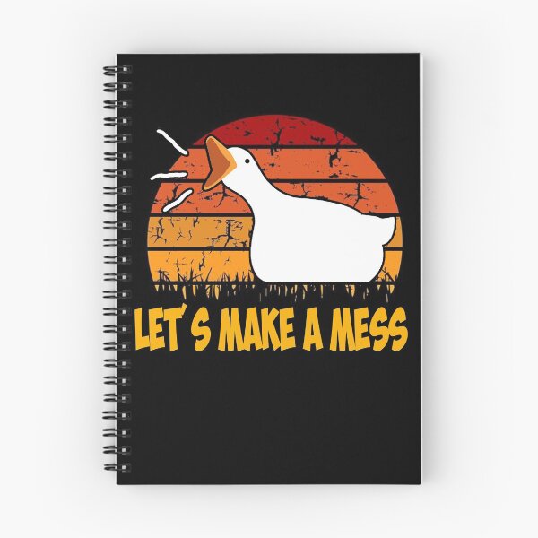 Item preview, vintage lets make a mess untitled goose art game white designed and sold by martinsellds95.