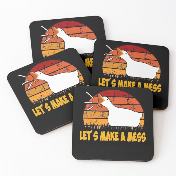 Item preview, vintage lets make a mess untitled goose art game white designed and sold by martinsellds95.