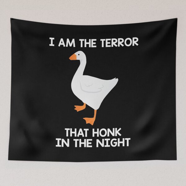 Item preview, I am the terror untitled goose art game white designed and sold by martinsellds95.