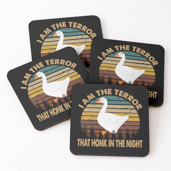 Item preview, Retro i am the terror untitled goose art game white designed and sold by martinsellds95.