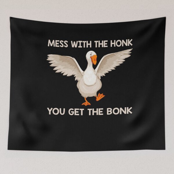 Item preview, fly honk mess with the untitled goose art game white designed and sold by martinsellds95.