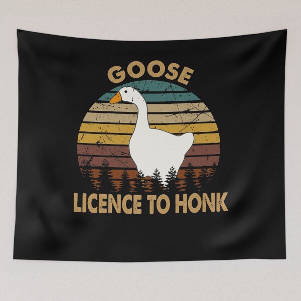 Item preview, retro licence to honk untitled goose art game white designed and sold by martinsellds95.