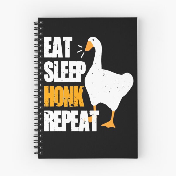 Item preview, Eat sleep honk repeat untitled goose art game white designed and sold by martinsellds95.