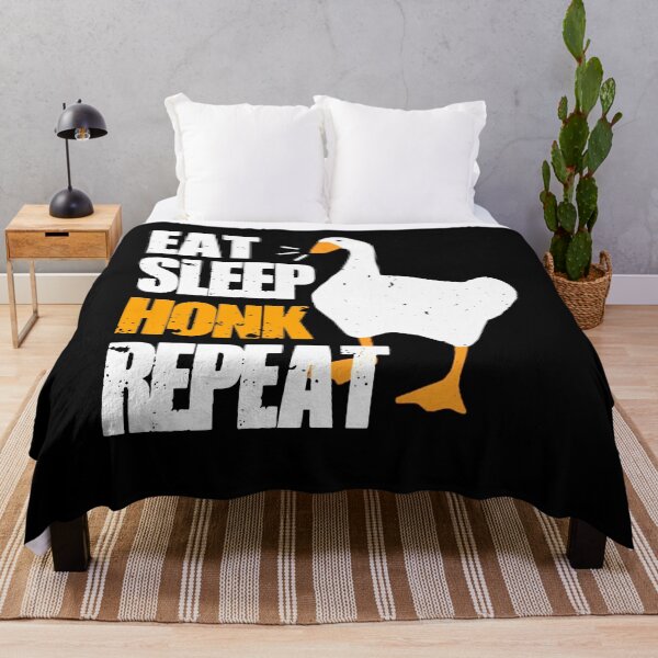 Item preview, Eat sleep honk repeat untitled goose art game white designed and sold by martinsellds95.