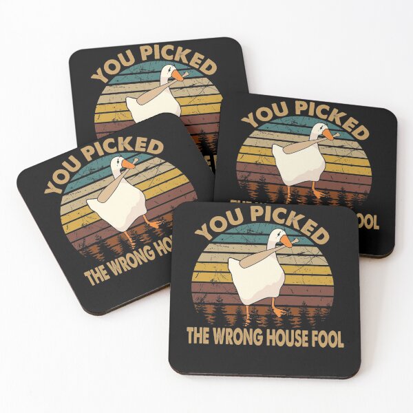 Item preview, Vintage the wrong house fool untitled goose art game white designed and sold by martinsellds95.
