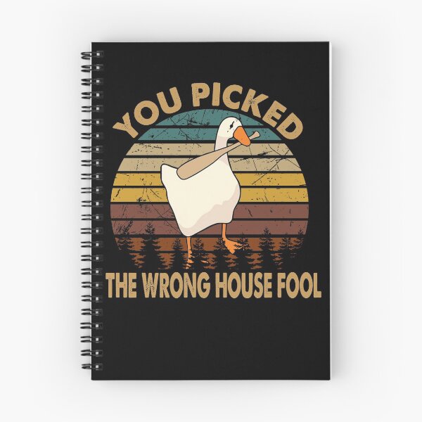 Item preview, Vintage the wrong house fool untitled goose art game white designed and sold by martinsellds95.