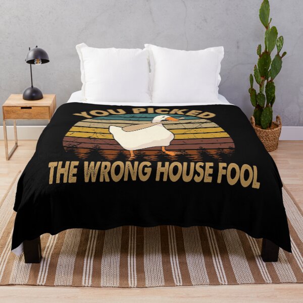 Item preview, Vintage the wrong house fool untitled goose art game white designed and sold by martinsellds95.