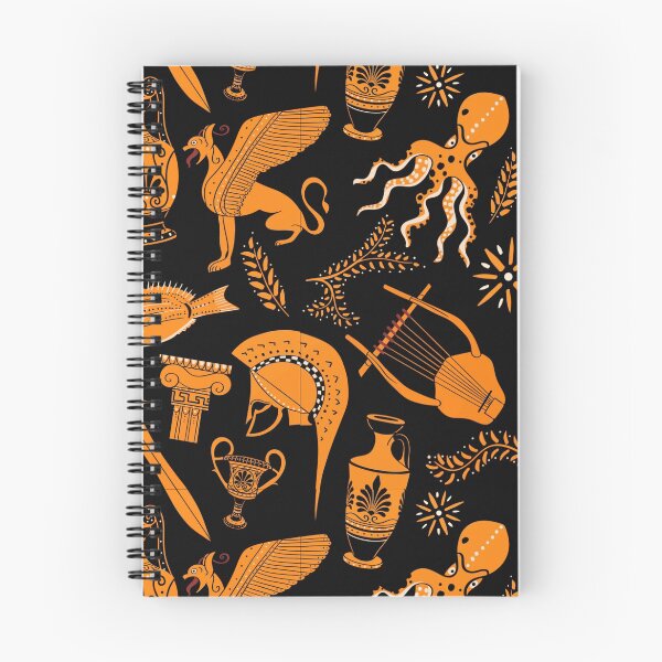 Item preview, Ancient Greek Red Figure Pottery Pattern designed and sold by AlexanderPetela.