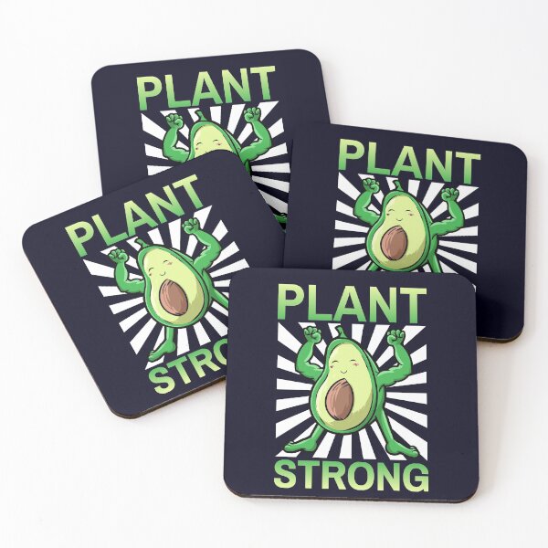 Item preview, Vegan Plant Strong, Avocado Plant Based Gym Strength Workout  designed and sold by GreenSlate.