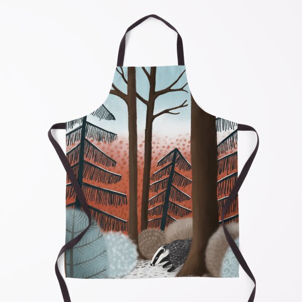 Item preview, Badger in the forest designed and sold by Jabalou.