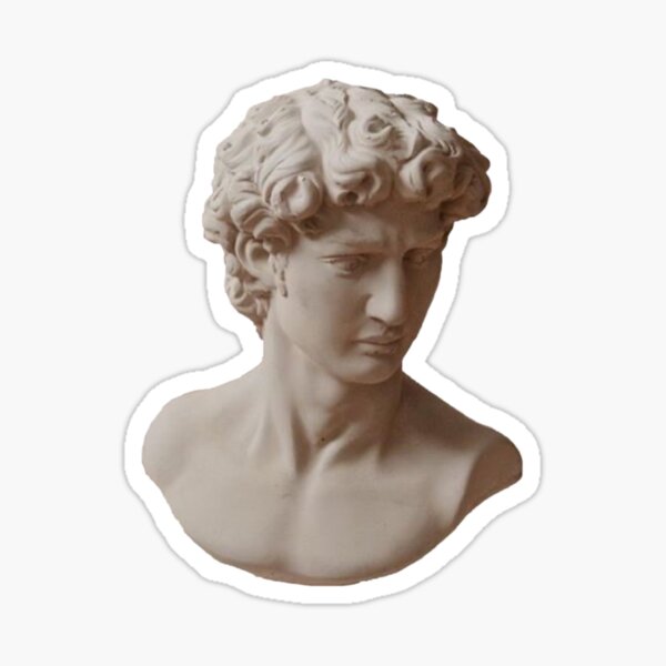 Vista previa del artículo con la obra «Cabeza de estatua romana masculina», diseñado y vendido por AcademiaAes.