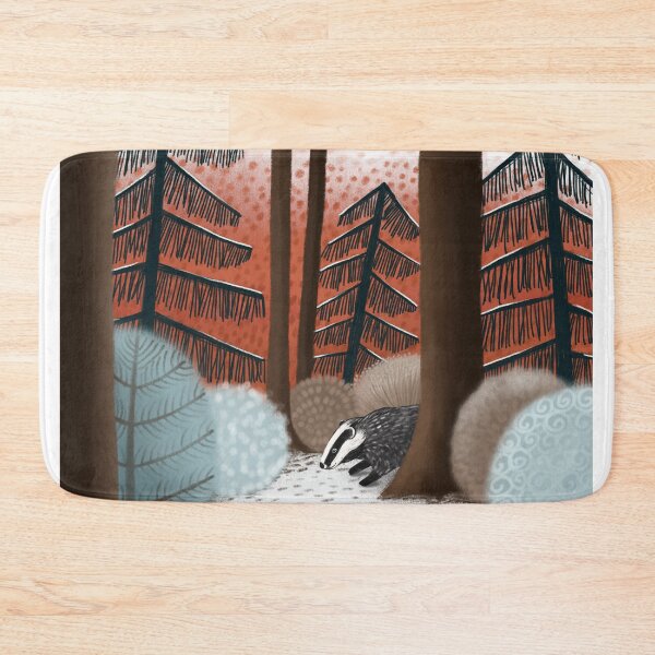 Item preview, Badger in the forest designed and sold by Jabalou.