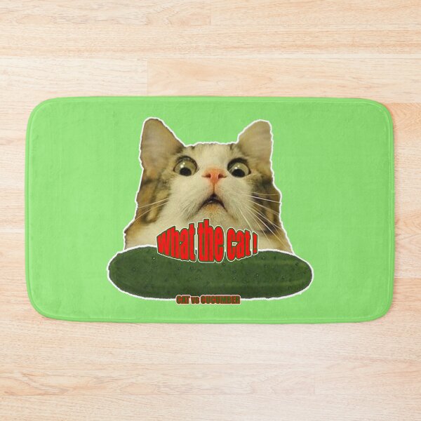 Item preview, What the Cat! - Cat vs. Cucumber designed and sold by beaugence.