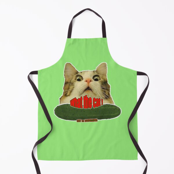 Item preview, What the Cat! - Cat vs. Cucumber designed and sold by beaugence.