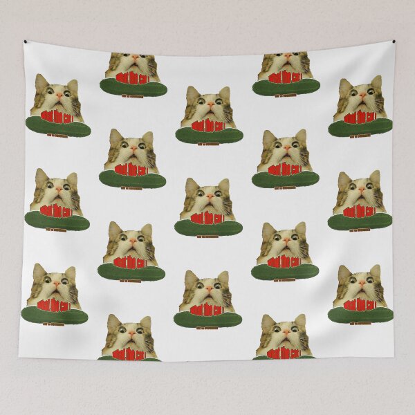 Item preview, What the Cat! - Cat vs. Cucumber designed and sold by beaugence.