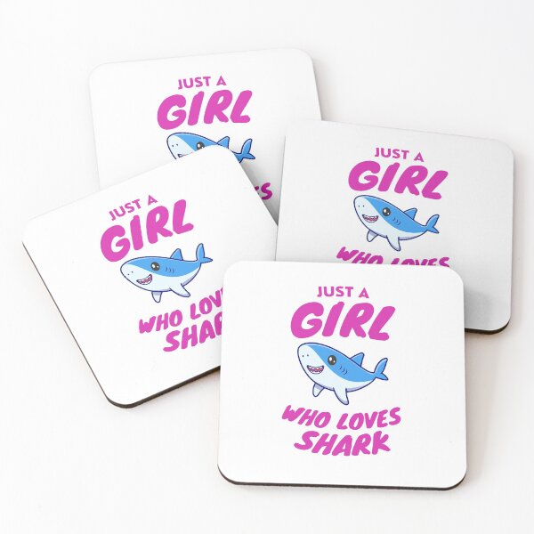 Item preview, just a girl who loves shark designed and sold by bas19101.