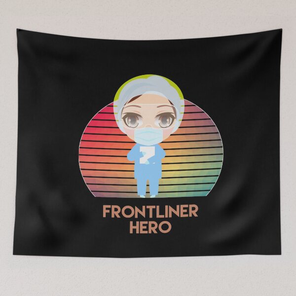 Item preview, Frontliner hero. Nurse. Doctors designed and sold by doctors-apparel.