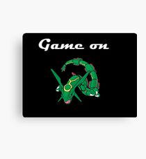 Game on Rayquaza Canvas Print