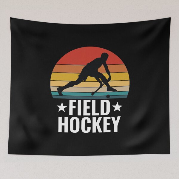 Item preview, Field Hockey Mens Retro Vintage designed and sold by kudostees.