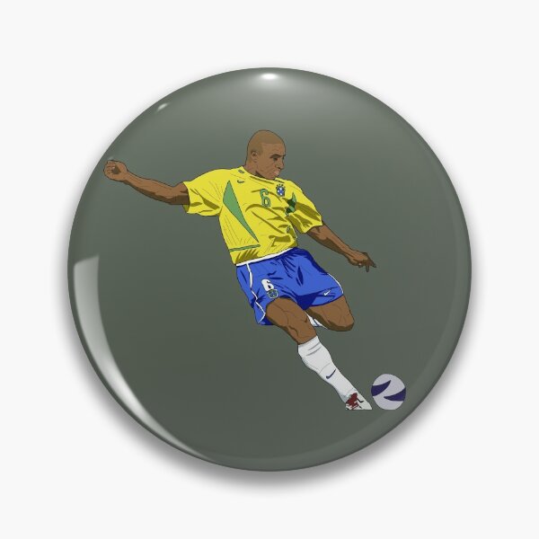 Item preview, Roberto Carlos digital art portrait designed and sold by TheSportsDraw.