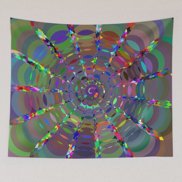 Item preview, Interwoven circles of color designed and sold by puravidavisions.