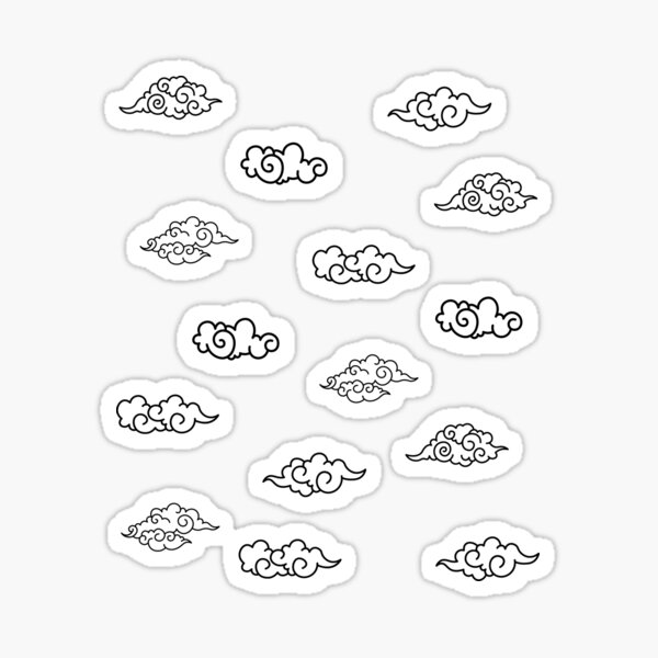 Cloud of Akatsuki  Cloud tattoo, Cloud illustration, Baby pokemon