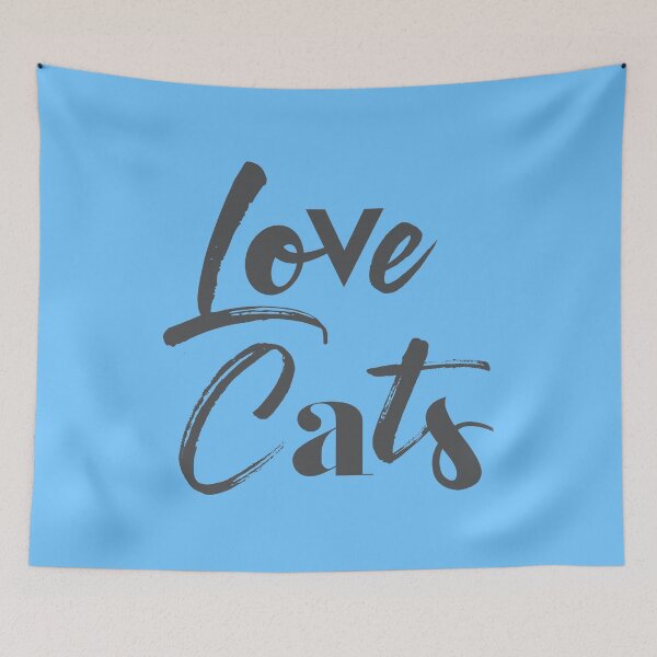 Item preview, Playful, joyful, modern, cute graphic design of Love Cats  designed and sold by theendup.