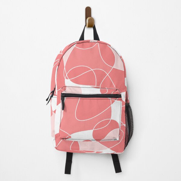 Item preview, Abstract pattern - pink and white. designed and sold by K.S ART.
