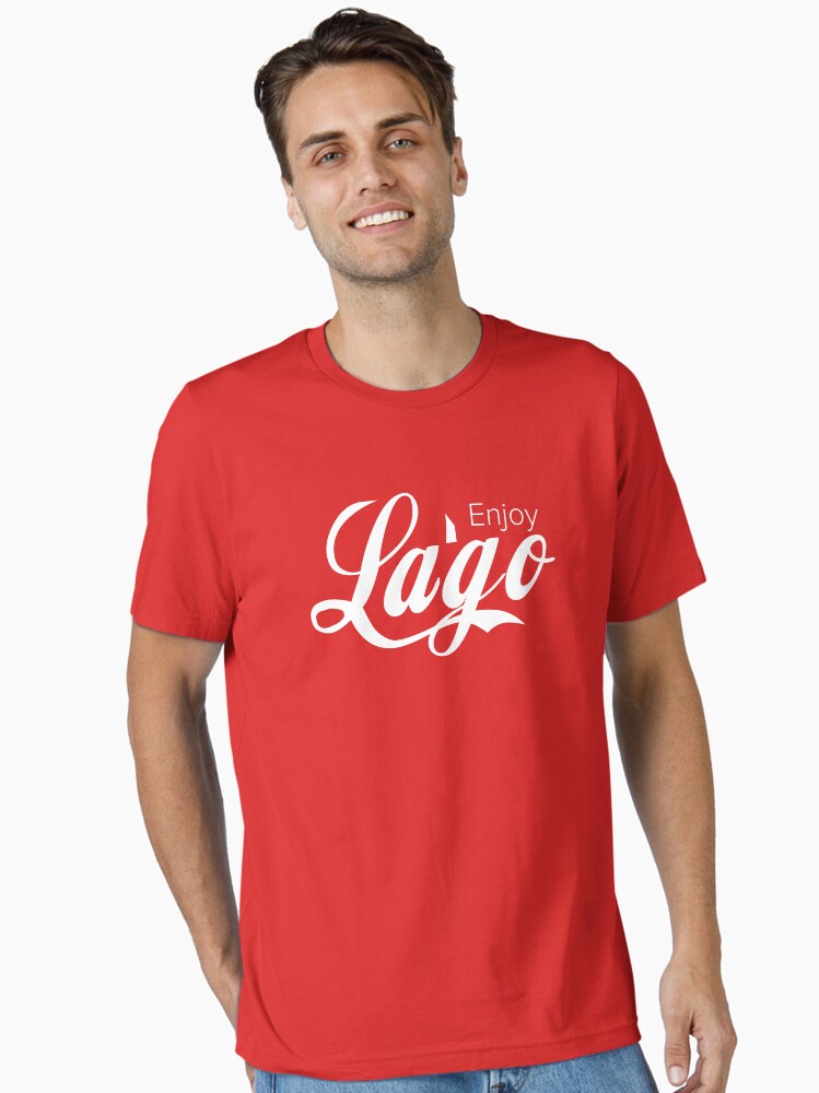 Thumbnail 1 of 7, Essential T-Shirt, Enjoy La'go! designed and sold by LagoLiverpool.