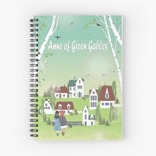 Item preview, Anne Shirley and Diane, Avonlea, Kindred Spirits Art lm montgomery quote Book Lover gift Best friend poster designed and sold by GalleryArtField.