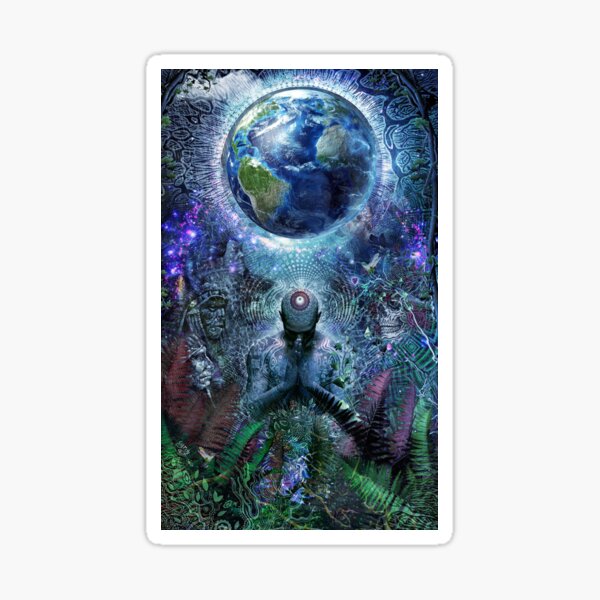 Gratitude For The Earth And Sky Sticker