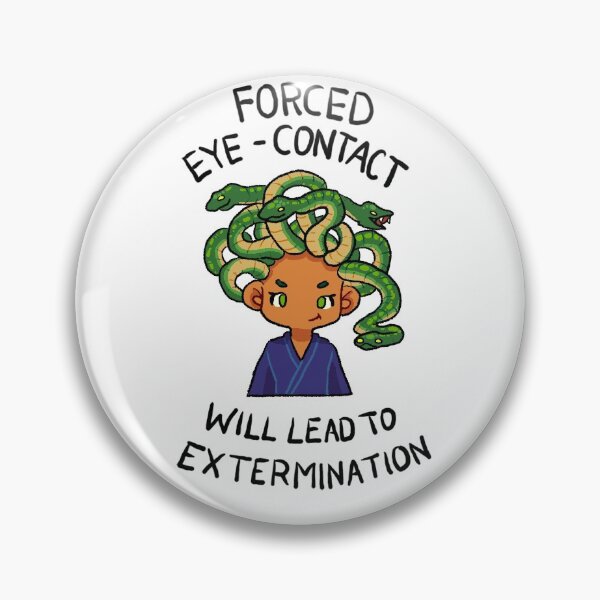 Item preview, Medusa Autism Eye Contact  designed and sold by AnoukVitte.