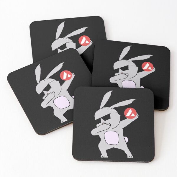 Item preview, Dabbing Bad Bunny with Glasses for Avalanche Gift for crypto investrors designed and sold by hyggekrog.