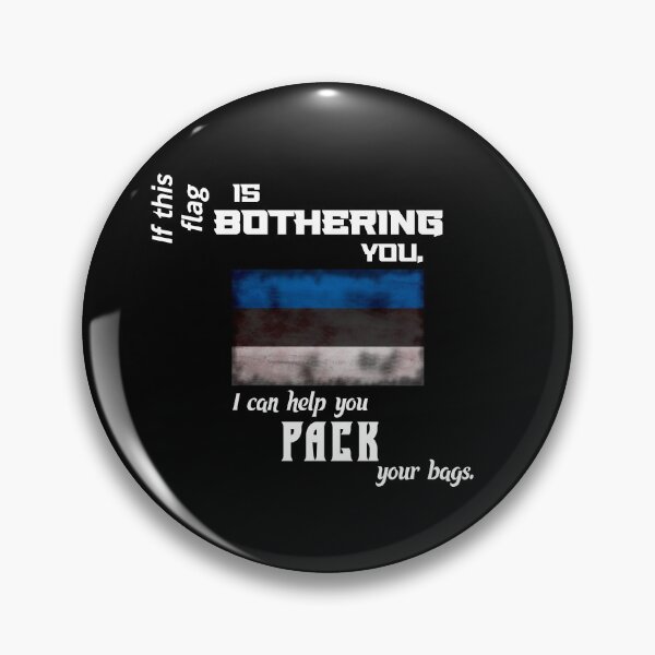Item preview, Estonian flag - pack your bags designed and sold by 2Girls1Shirt.