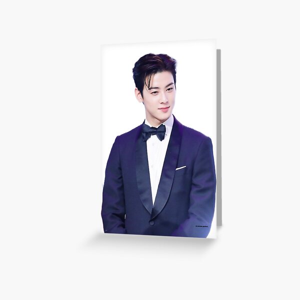 Astro Cha Eun Woo Greeting Card for Sale by gracesuzannexie