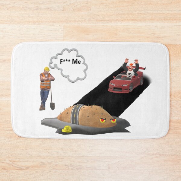 Item preview, Road Worker And BLOB designed and sold by MottoDigging.
