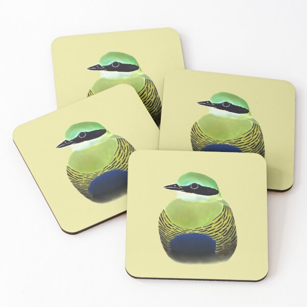 Item preview, Adult male Bar-bellied Pitta designed and sold by AndrasVasasArt.