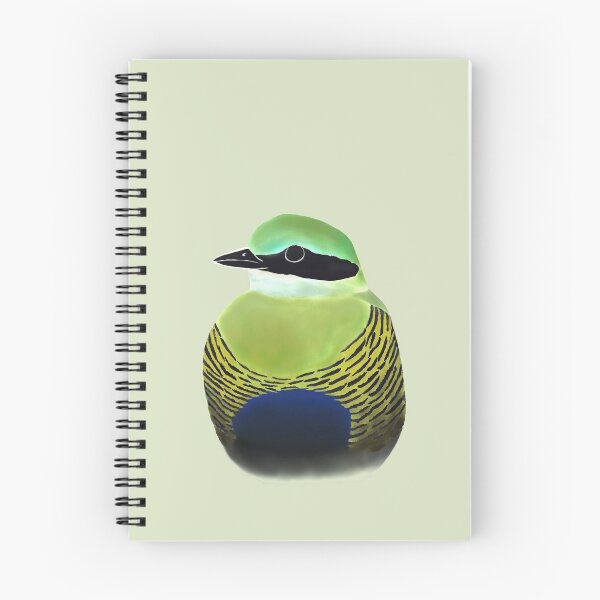 Item preview, Adult male Bar-bellied Pitta designed and sold by AndrasVasasArt.