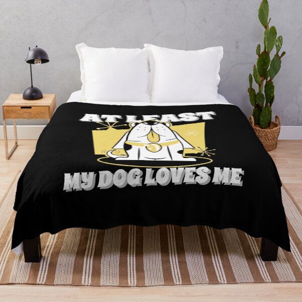 Item preview, At Least My Dog Loves Me designed and sold by AmberSiraj.