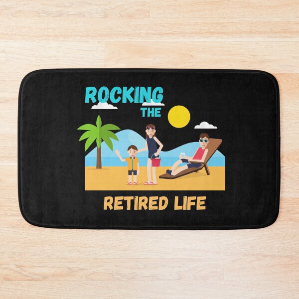 Item preview, Rocking The Retired Life designed and sold by HasnaanMohsin.