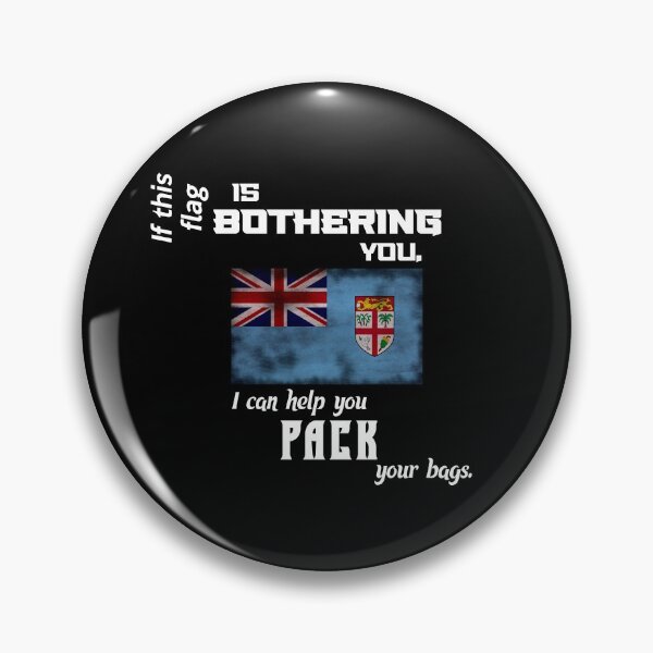 Item preview, Fijian flag - pack your bags designed and sold by 2Girls1Shirt.