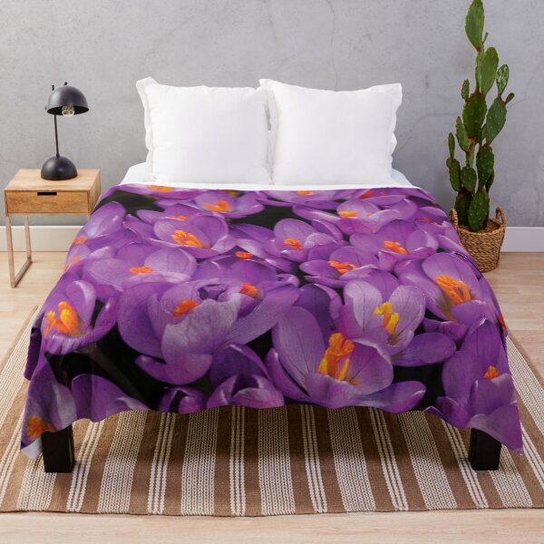 Item preview, purple and blue crocus designed and sold by Elonshop.