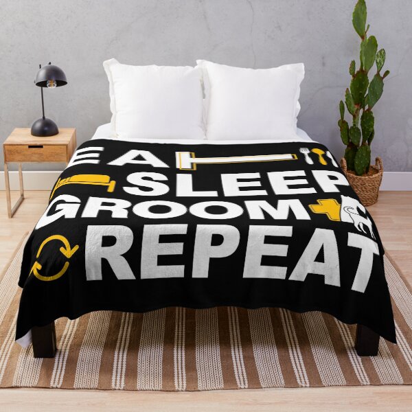 Item preview, Dog Grooming, Eat Sleep Groom Repeat designed and sold by graphic-genie.