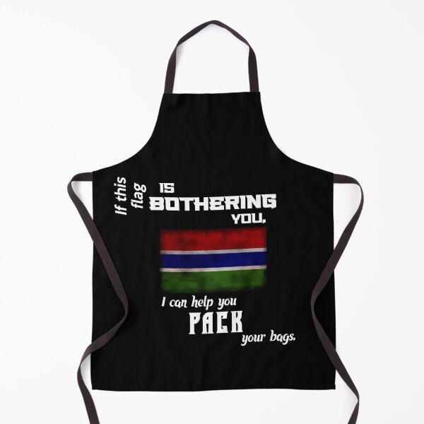 Item preview, Gambian flag - pack your bags designed and sold by 2Girls1Shirt.